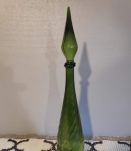 carafe avec bouchon flamme verte