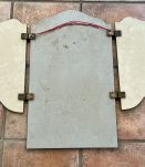 Miroir de barbier triptyque vintage. Période Art déco. 60x80