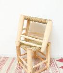Petit tabouret marocain Beldi traditionnel
