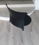 Paire de chaises italiennes Isis fin 90