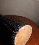 Bouteille scoubidou noir carafe 1970. a