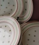 10  assiettes à dessert Vintage