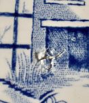 Assiette de la faïencerie de Luneville