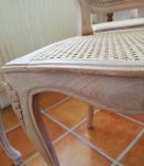 lot de 4 chaises vintage relookées 
