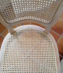 lot de 4 chaises vintage relookées 