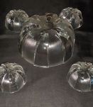 Saladier et 4 coupelles fruits/glace REIMS/FRANCE