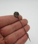 épingle à chapeaux foulard art nouveau signé dropsy argent m