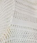gilet en crochet blanc