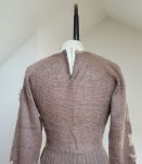 pull  en laine marron