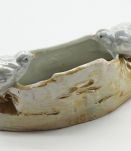 Petit pot en céramique avec oiseaux