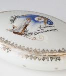 Bonbonnière en porcelaine souvenir de communion