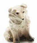 Statue chien céramique