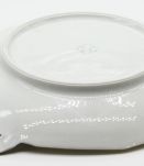 Plat en porcelaine roses