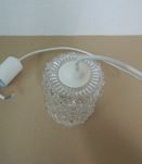 Petite suspension en verre vintage