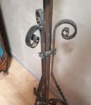 pied de lampadaire ancien  a petrole converti en electrique,