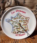 Plateau de service "Les fromages de France" - Années 70/80 