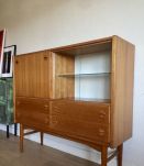 Buffet enfilade haute commode vintage années 60