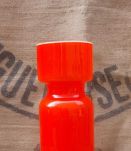 Joli vase en verre soufflé orange - Années 70