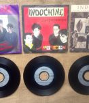 Lot de 3 vinyles du groupe Indochine (45 tours)