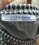 Robe à motifs pied de poule Zara