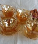 Service café irisé 1950 Gondolo