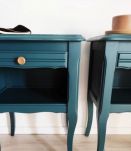 Paire Table Chevet bois