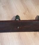 porte manteau mural de type industriel 65x14cm sur platine b