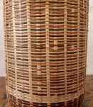 Bonbonne en verre paillée 