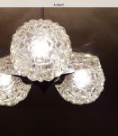 Suspension Vintage style max Sauze chrome et 