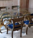 Chaises indiennes style Angl Raj