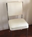 Jolie chaise américaine  vintage années 60 en skai 