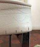 Jolie chaise américaine  vintage années 60 en skai 