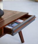 Table basse scandinave en pallisandre