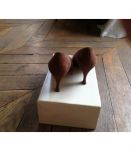 Escarpin Divina nubuck camel années 90