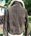 Blouson femme Taille 42 en croute de cuir de porc très chaud