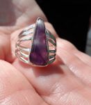 bague pierre Améthyste 