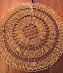 Miroir soleil osier 50cm   