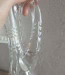 Carafe vintage, cristal véritable, taillé main