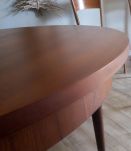 Table Teck Vintage Scandinave