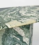 Rare grande table marbre "VERDE LUANA" italie 1970