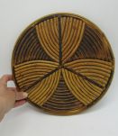 dessous de plat rotin vintage rattan trivet
