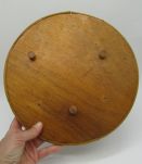 dessous de plat rotin vintage rattan trivet