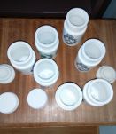 pots d'apothicaire flacons à épices