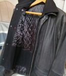 Manteau cuir