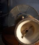 lampe chinoise belle deco fleurale  68x35 abat jour peau  na