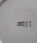 Assiette scandinave signée FAJANS