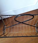 Porte-revues métallique vintage