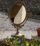 miroir psyche bronze style louis XV vintage 