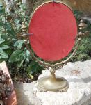 miroir psyche bronze style louis XV vintage 