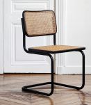 6 chaises style Breuer noires